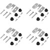 CyeeLife Set of 4 dart board wall holders for steel