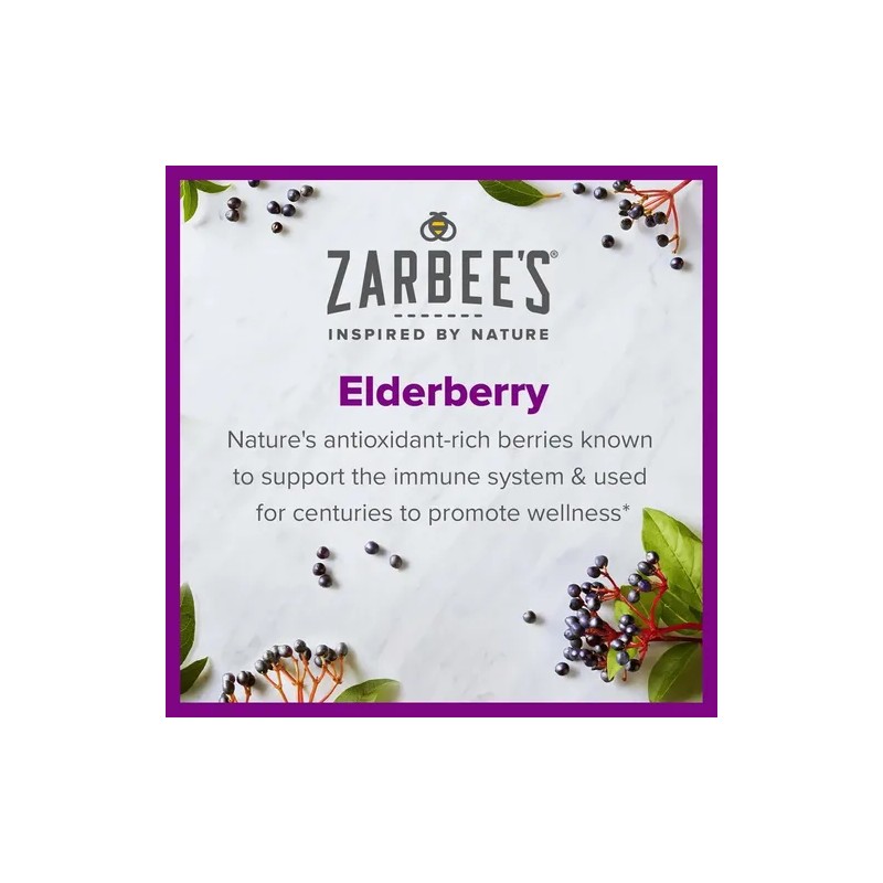Gomitas Suplemento Dietético Zarbee Immune Support Saúco