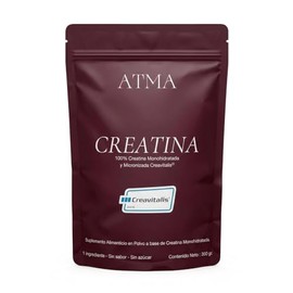 ATMA Creatina Monohidratada 300g | Pura Creavitalis® | 60 Porciones