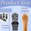 2 Pairs Anti Slip Dog Socks, Hardwood Floors, Walking Boots