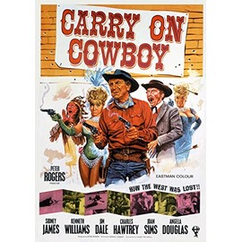 OMG Printing Carry On Cowboy Poster/Print/Picture Satin Photo Paper - A4-210mm x 297mm