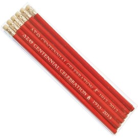 Delta Sigma/Σ Theta Centennial Celebration Pencil [12 Per Pack - Red] - ID#33085