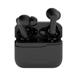 Creative Zen Air 2 - Auriculares inalámbricos ligeros y a prueba de sudor con cancelación activa de ruido, modo ambiente, Bluetooth 5.3, IPX4, SXFI Ready, hasta 23 horas de duración de la batería