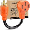 Nilight RV Generator Adapter Cord 30 Amp to 50 Amp
