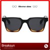 Breaksun Fashion Square Sunglasses for Women Men Trendy Classic Square
