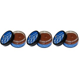 FeetPeople Premium Shoe Cream 1.5 Oz, 3 Pack, Medium Brown