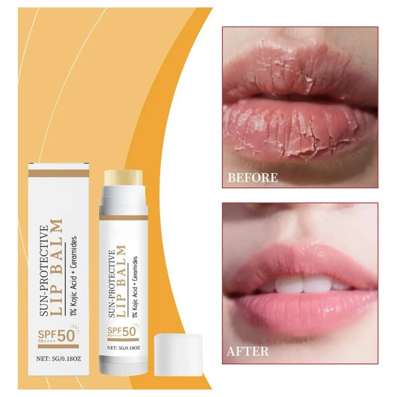 Bálsamo Labial Con Protección Solar Spf50, Uva, Uvb, Hidrata