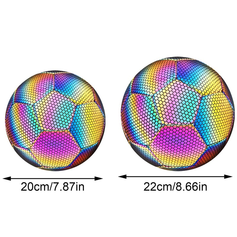 Luminous Reflective Football Luminous Soccer Ball Training Ball for Normal