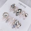 [Premium Nails] V Cuts Handmade Nail Tips - Short Coffin