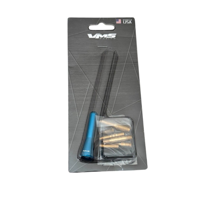 VMS Small Blue Antenna 2 inch with Hardware for Ford