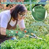 DLY Gardening-Gloves-for-Women, Breathable and Comfortable Long-Leather-Garden-Gloves, Rose/Blackberry Pruning Heavy Duty
