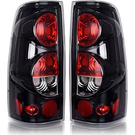 AUTOSAVER88 Tail Lights Assembly Compatible with 1999-2006 Chevy Silverado 1500 2500 3500/2007 Silverado with Classic Body Style/ 1999-2002 GMC Sierra 1500 2500 3500 OE Replacement/Clear Lens