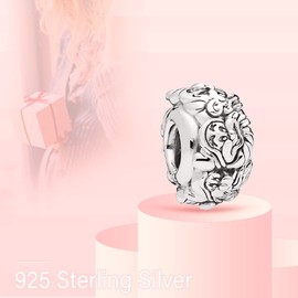 MITSOKU The Princess&Seven Dwarves Dangle Pendants Beads for Bracelets Necklaces 925 Sterling Silver Cartoon Character Charms Jewelry Gift for Women