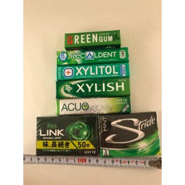 Japanese Brands 1 pack of Japanese Mint Chewing Gum - Various Brands Incl. Xylitol Fits Lotte