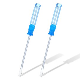 Flat Head Screwdriver, 2 Pcs 3.0mm Mini Slotted Screwdriver Small Flathead Screwdrivers 124mm Length for Small Appliances Repair