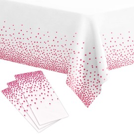 Pack of 3 Birthday Tablecloths, Disposable Tablecloth, Paper Tablecloth, Disposable Tablecloth, 137 x 274 cm, Party Tablecloth, Disposable Tablecloth, Disposable