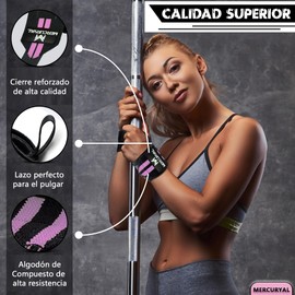 MERCURYAL 2 Wrist Wraps Gym - Crossfit Wrist Wraps - Fitness Accessories - Unisex Sports Wrist Wraps (Black and Pink)