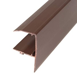 Sunwood Snap-Tight Glazing Bar Edge Trim - 25 x 4m, Brown