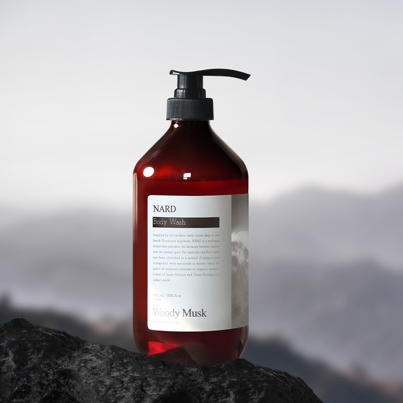 Nard Body Wash Woody Musk, 1L, 1 piece