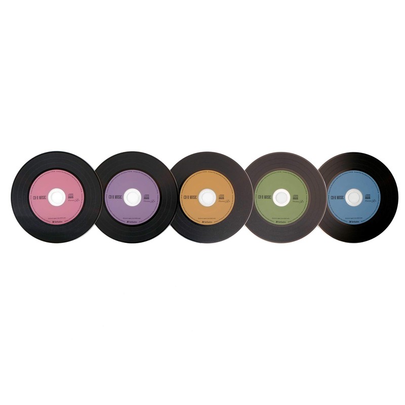 Verbatim AR80FHX30SV7 Verbatim Music CD-R Record Design, 80 Minutes, 30