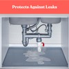3 in 1 SET: Under Sink Mat with Cutout for