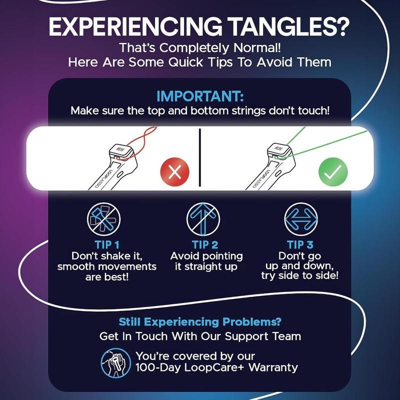 Ku-StringLauncher Toy for Kids & Adults - Fly String Loop