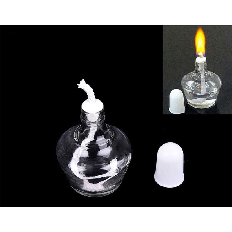 MEETOOT 20pcs 6mm Alcohol Lamp Cotton Wick 15cm Laboratory Instruments