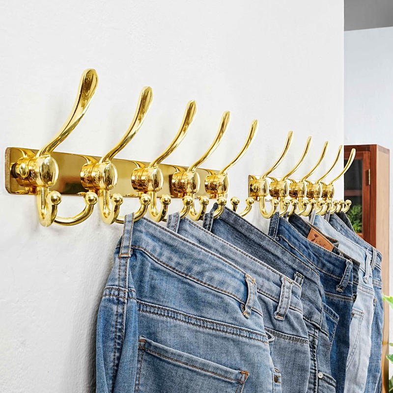 Dseap MaxStrong 2.0 Coat Rack Wall - Ultra Heavy-Duty Stainless