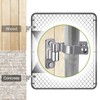 Insaga Cast 304 Stainless Steel Gate Hinges, 4pcs Wall Mount