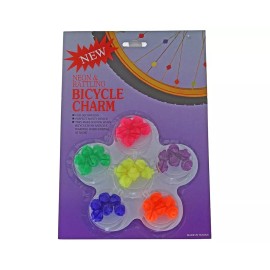 F&R Colorful Assorted Plastic Clip Kids Bike Bicycle Wheel Spoke Beads Decor USA.