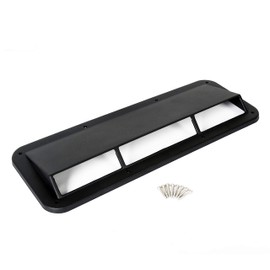 ECOTRIC Hood Scoop Ram Air Vent Scoop Ram Air Induction Compatible with Jeep CJ Wrangler YJ 1978-1995 Replacement for #13307.01