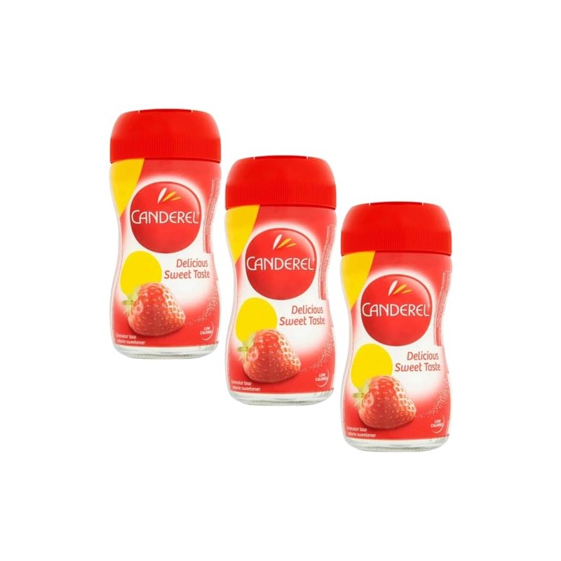 Canderel Granular Low Calorie Sweetener 75g (3 Pack Bundle)