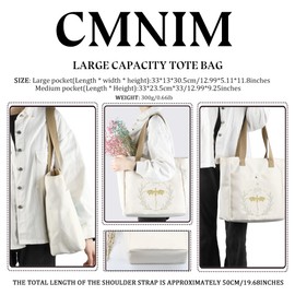 CMNIM Fourth Wing Merch Gift Fourth Wing Book Lover Large Tote Bag The Empyrean Book Series Gift Dragon Rider Gift for Fans (Fourth Wing Large TB)