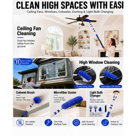 26 FT Light Bulb Changer for High Ceilings with Telescoping Extension Pole