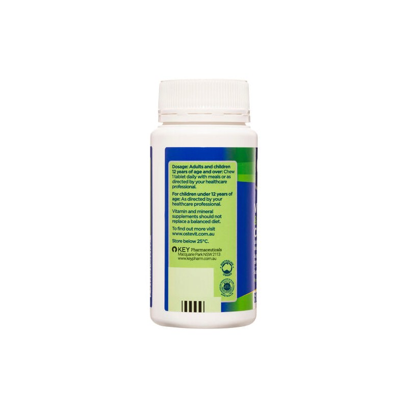 OsteVit-D One-A-Day Vitamin D3 & Calcium Chewable 60 Tablets