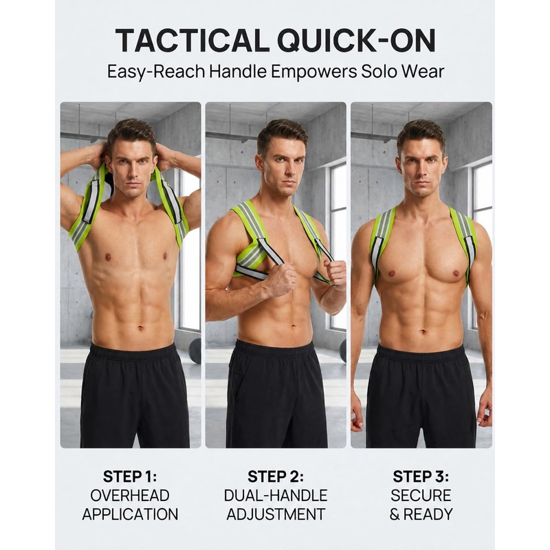Playire Pro-Gym Posture Brace for Men, 8 cm Straps Help