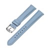 Quick Release Leather Watch Band,Replacement Watch Strap,Silver Polished Pin Buckle,for