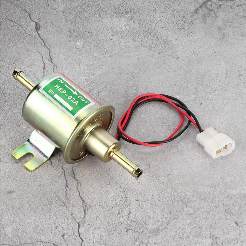 HEP-02A Universal High Performance Fuel Pump Metal Low Pressure Screw