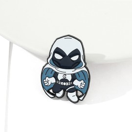 Moon Knight Series Pin Comics Metal Enamel Pin Backpack Small Cute Colourful Unique Cartoon Collection