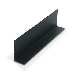 Outwater Plastics 1921-Bk Black 1''X 2'' X 3/64'' Thick Styrene Angle Plastic Angle Moulding 46 Inch Lengths (Pack of 3)