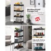 #TVShopping Carro Organizador De Almacenamiento Con Ruedas De 4 Niveles