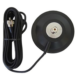 Workman PM5-SO CB Radio Antenna Magnet Mount with PL-259 Plug & 16` Foot Coax