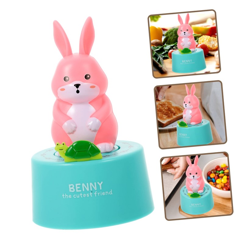 FUNOMOCYA Lovely Mechanical Kitchen Timer Cute Cartoon Countdown Timer for