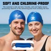 Whale Silicone Swim Cap - Waterproof, Non-Slip, High Elasticity -