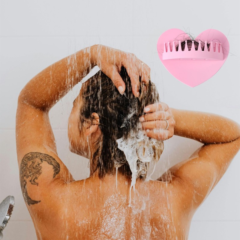 Hair Catcher Shower Wall, Heart Shape Shower Hair Grabber Collector