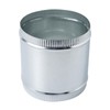 ZOWZEA 7 Inch Round Galvanized Steel Duct Connector - Metal