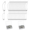 160Pcs Safety Curved Pins Large Safety Pins Crafting Quilting Sewing