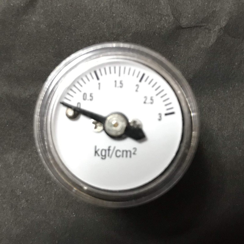 2.5cm Brass Pressure Gauge R1/8-3kgf/cm2 (1 piece)