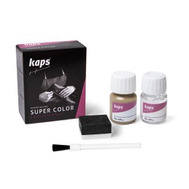 Kaps Dye With Primer For Natural And Synthetic Leather Shoes, Super Color And Preparer, 70 Colours, 25ml - 0.85 fl. Oz., 167 - Dark Beige