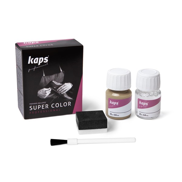 Kaps Dye With Primer For Natural And Synthetic Leather Shoes,